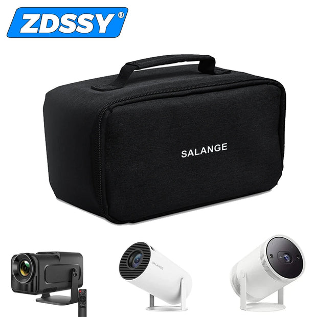 Black HY320 projector storage bag with handle, zipper, and protective design for HY320 HY300 projectors