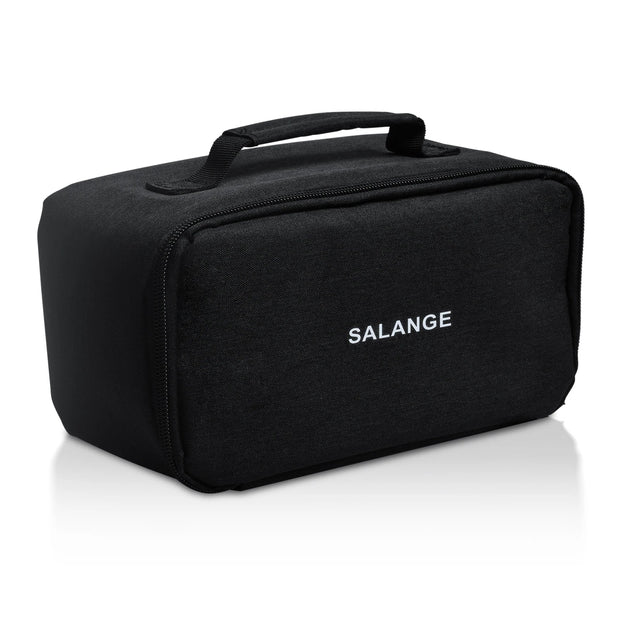 Black HY320 projector storage bag case with handle, zipper, and durable fabric for travel and protection