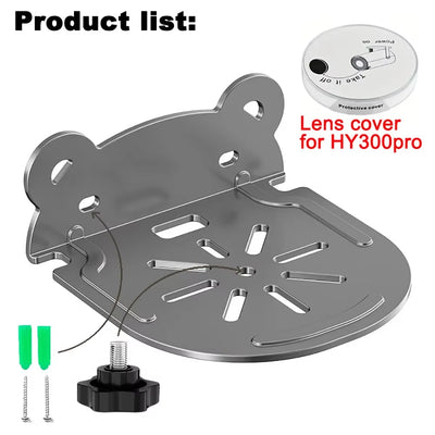 ﻿ Wall Mount Projector Stand Compatible with HY300 Pro Projectors Sturdy Durable Metal Bracket